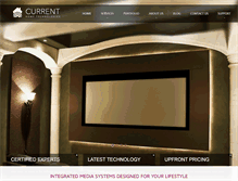 Tablet Screenshot of currenthometechnologies.com
